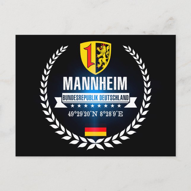 Mannheim Postcard (Front)