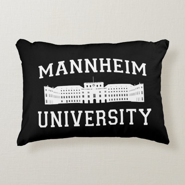 Mannheim University / Universität Mannheim Decorative Cushion (Front)