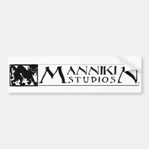 Mannikin Studios logo bumper Sticker