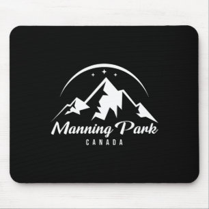 Manning Park Canada Ski Resort Skiing Snowboarding Mouse Mat