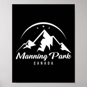 Manning Park Canada Ski Resort Skiing Snowboarding Poster