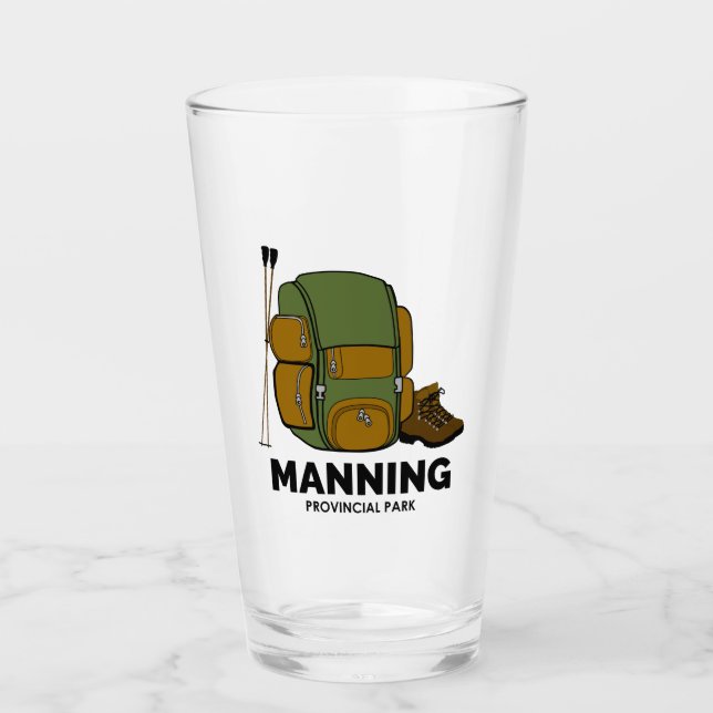 Manning Provincial Park Backpack Glass (Front)