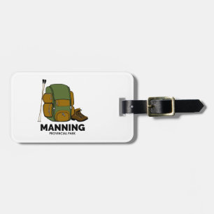 Manning Provincial Park Backpack Luggage Tag