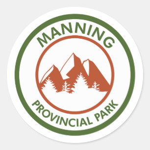 Manning Provincial Park Classic Round Sticker