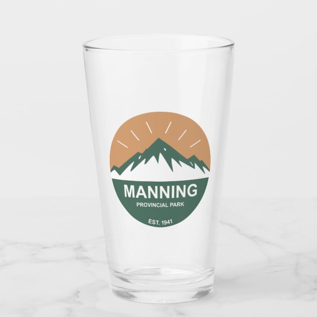 Manning Provincial Park Glass (Front)