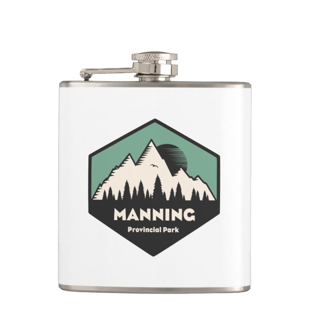 Manning Provincial Park Hip Flask (Front)