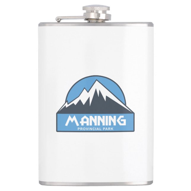 Manning Provincial Park Hip Flask (Front)