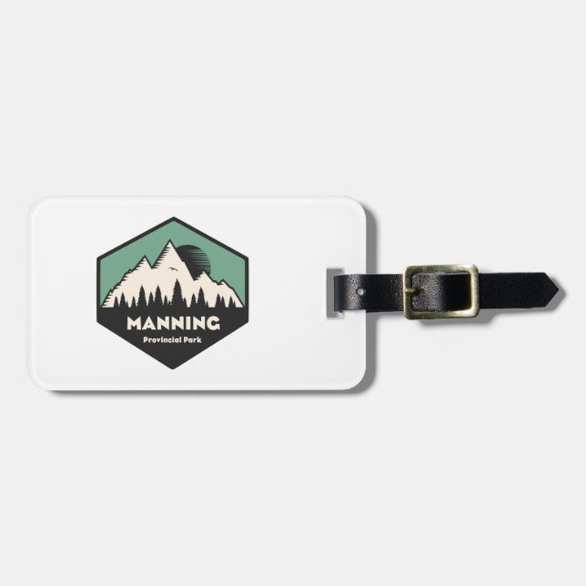 Manning Provincial Park Luggage Tag (Front Horizontal)