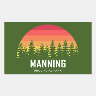 Manning Provincial Park Rectangular Sticker