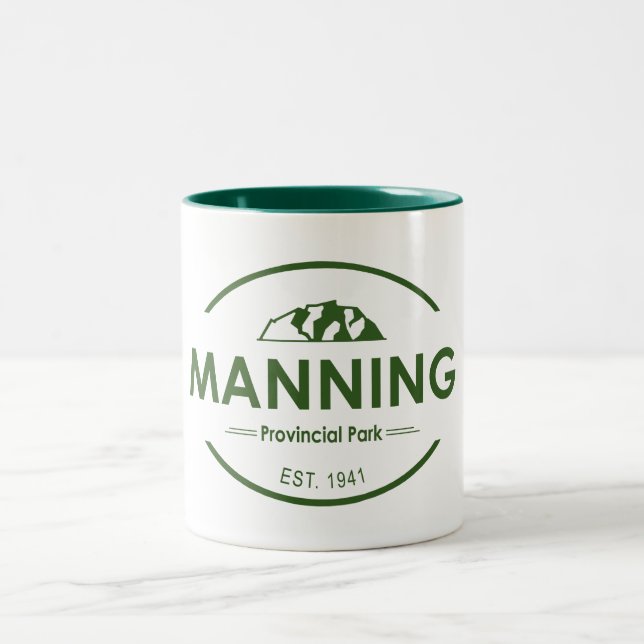 Manning Provincial Park Two-Tone Coffee Mug (Center)
