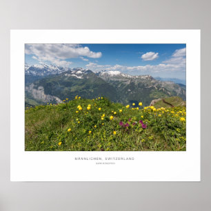 Männlichen, Switzerland - Wall Print