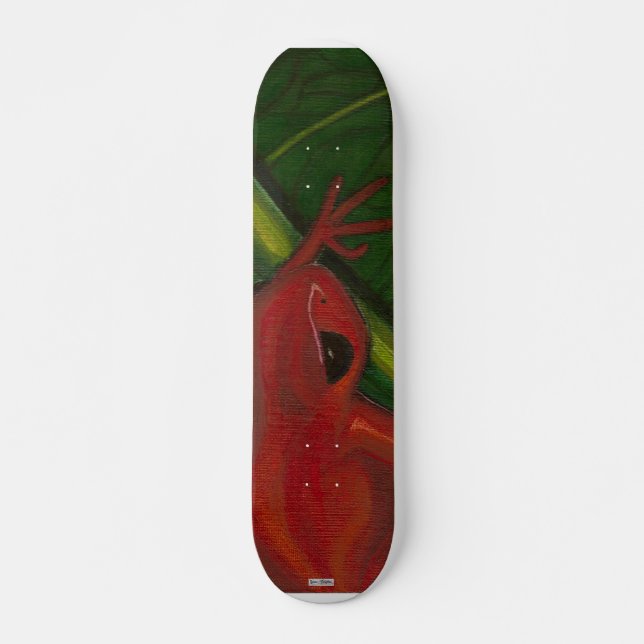 Manny The Mantella (Frog) Skateboard (Front)