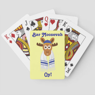 Manny The Moose Head_Bar Moosevah Oy! Playing Cards