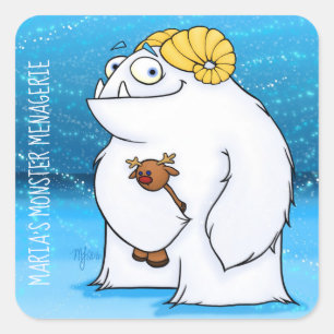 Manny Yeti, sticker