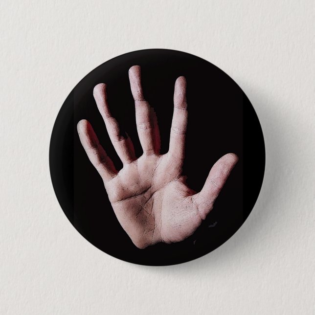 mano 6 cm round badge (Front)