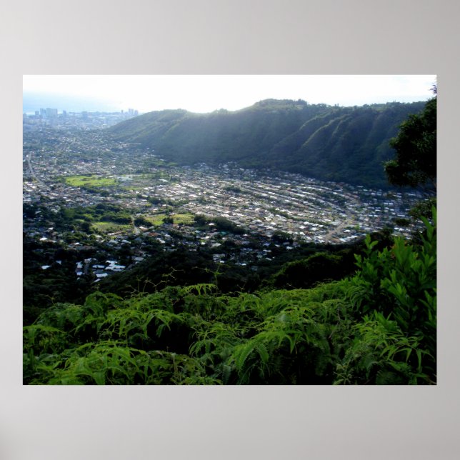 Manoa Valley, O'ahu, Hawai'i Poster (Front)