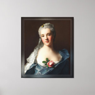 Manon Balletti by Jean-Marc Nattier Canvas Print