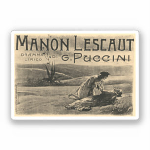 Manon Lescaut vintage postcard