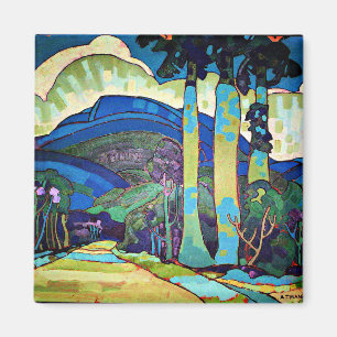 Manookian - Hawaiian Landscape Magnet