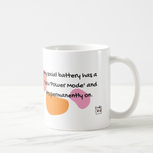 #ManoSays - Witty Line on Socializing Online - Coffee Mug (Right)
