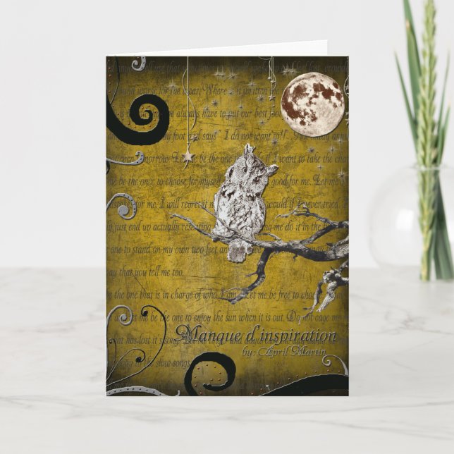 Manque d'inspiration Card (Front)