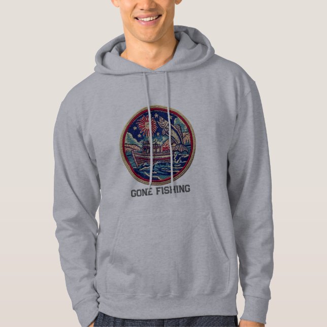 man's Adult Pullover Hoodie  (Front)