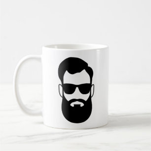 Man's Beard and Sunglasses Mug