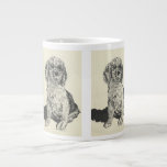 Mans Best Friend  Cocker Spaniel Large Coffee Mug<br><div class="desc">Pen & Ink Drawing of a Cocker Spaniel</div>