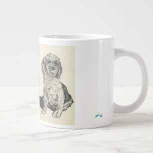 Mans Best Friend  Cocker Spaniel Large Coffee Mug