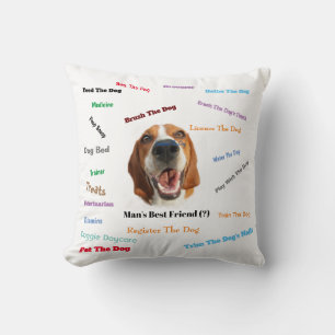 Man's Best Friend (?)  Cushion