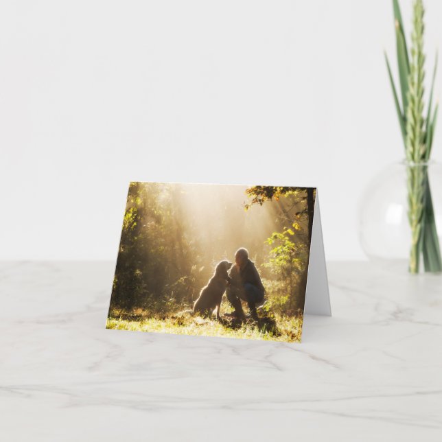 Man's Best Friend Sympathy Card (Front)