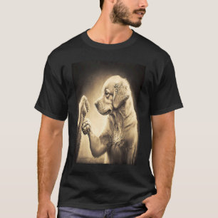 Man's Bestfriend Dog Dad Animal Vintage Golden T-Shirt