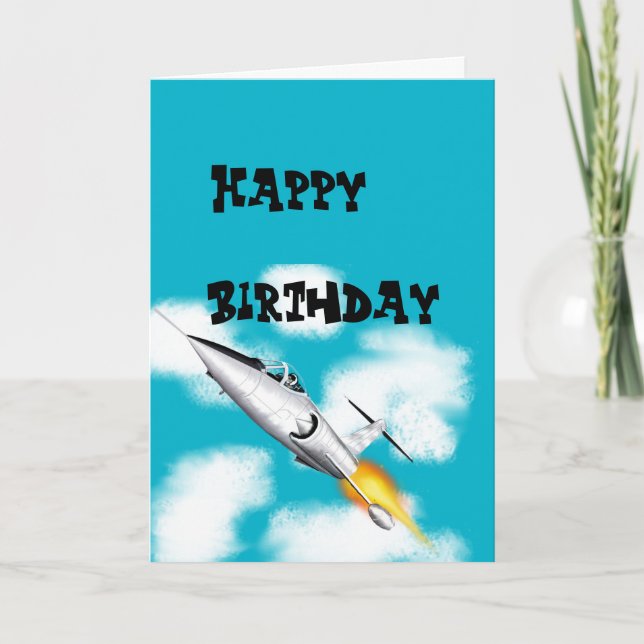 Mans birthday card (Front)