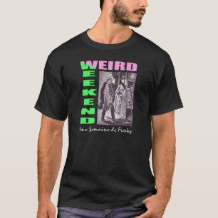 Man's Black Loplop Weird Weekend T-shirt