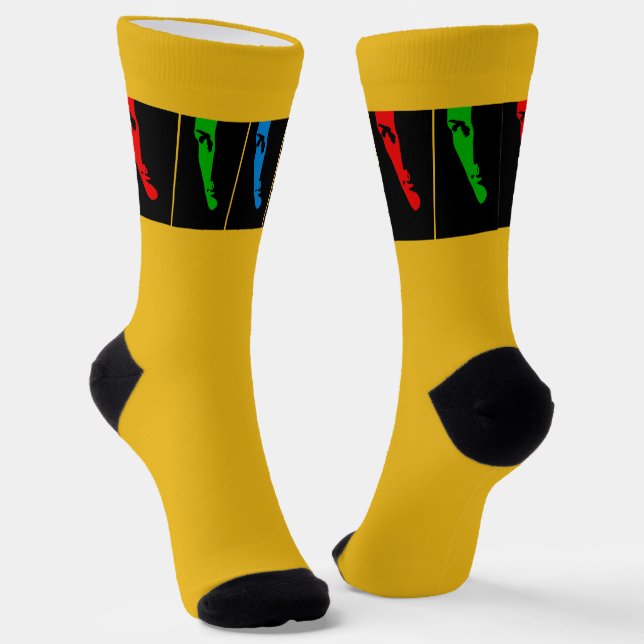 Man's Face Socks (Angled)