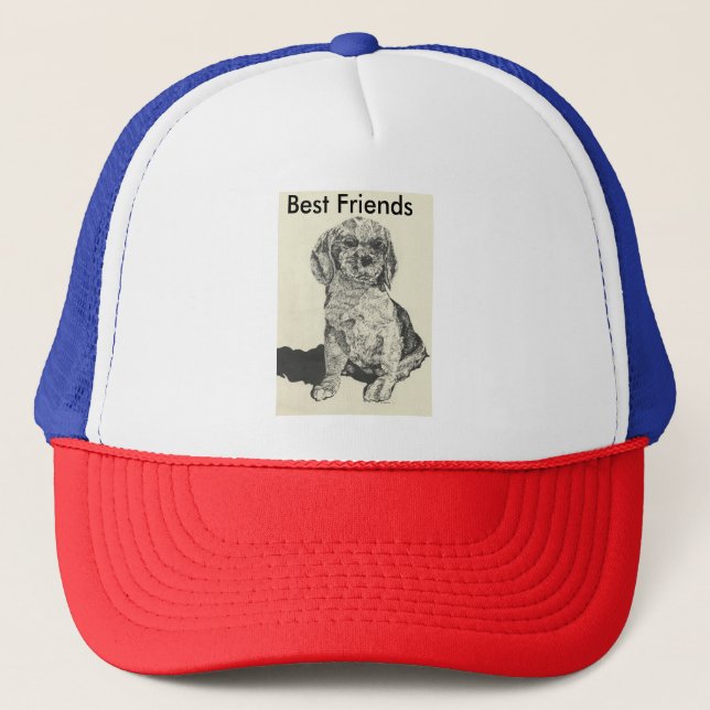 Mans Hat Best Friends Cocker Spaniel SARR (Front)