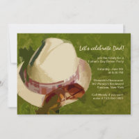 Man's Hat Father's Day Invitation