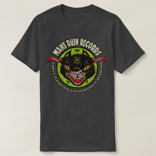 Mans Ruin Records 1994 T-Shirt (Design Front)