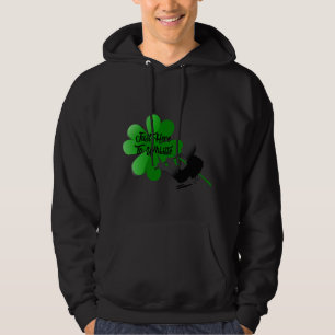 Mans Shamrock Tin Whistle Hoodie