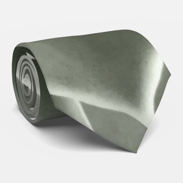 Man's Tie Sage Green Plant (Rolled)