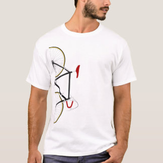 Mans Vintage Road Bike T Shirt  On Your Bike.