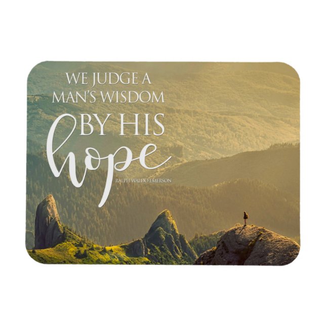 Man's Wisdom Magnet (Horizontal)