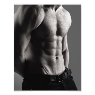 Manscape in Grey Hot Guy Poster