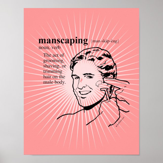 MANSCAPING POSTER (Front)