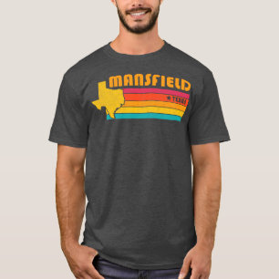 Mansfield Texas Vintage Distressed Souvenir T-Shirt