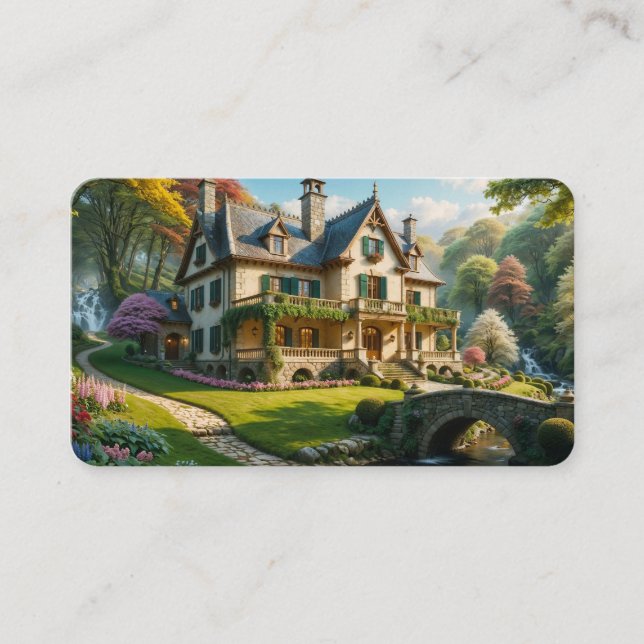 Mansion of the Perfect Captured Moment Bookmark Business Card (Front)