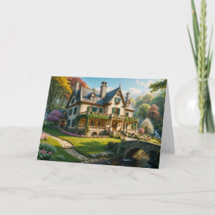 Mansion of the Perfect Captured Moment  Holiday Card