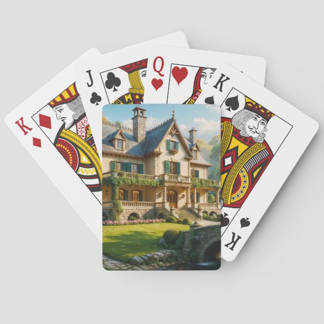 Mansion of the Perfect Captured Moment Playing Cards (Back)
