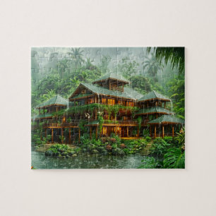 Mansion of the Tropical Rainforest Jigsaw Puzzle