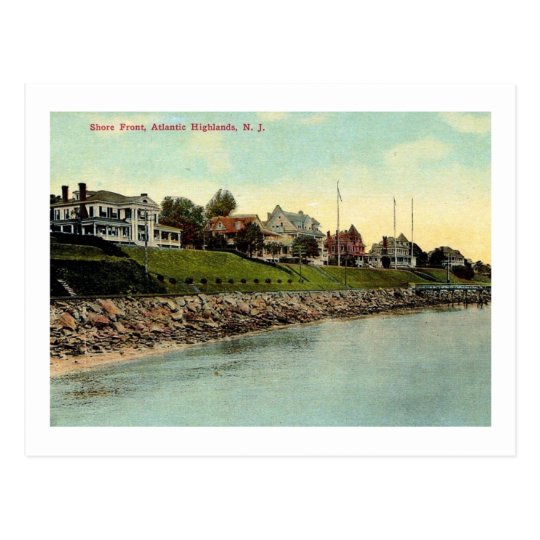 Mansions, Highlands, New Jersey 1910 Vintage Postcard